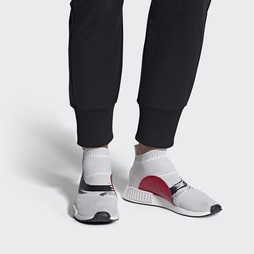 Adidas NMD_CS1 Primeknit Férfi Originals Cipő - Fehér [D51050]